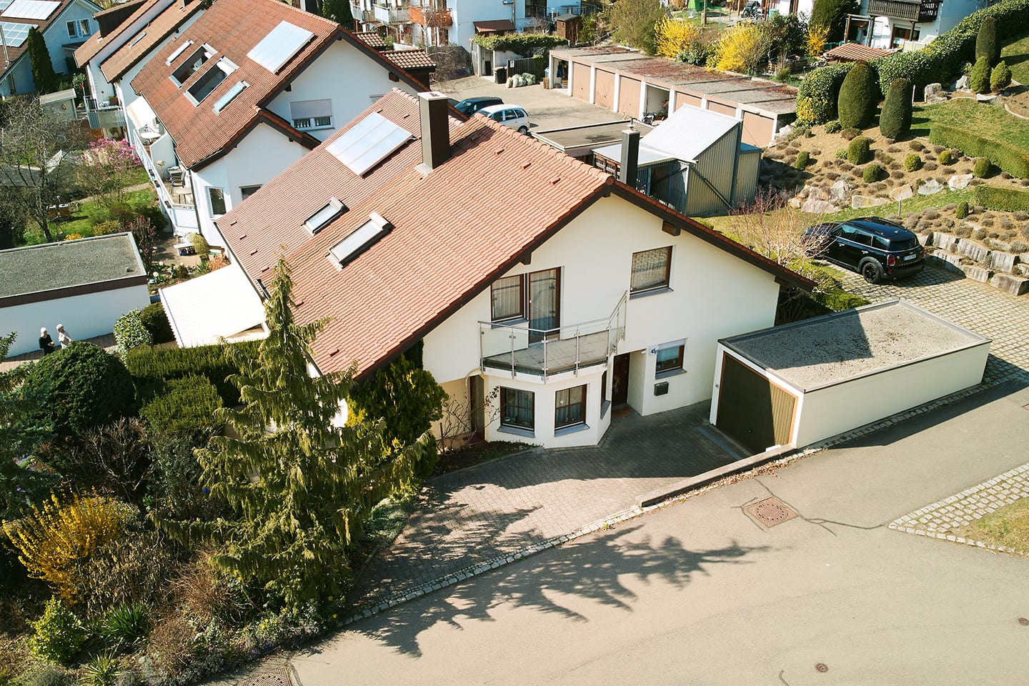 Doppelhaushälfte in Pfullingen: Hausansicht 2