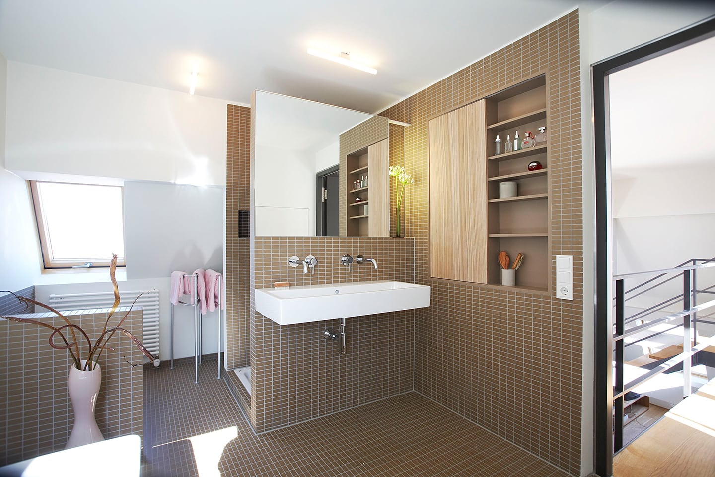 Maisonette-Wohnung Rosenbergstraße: Badezimmer