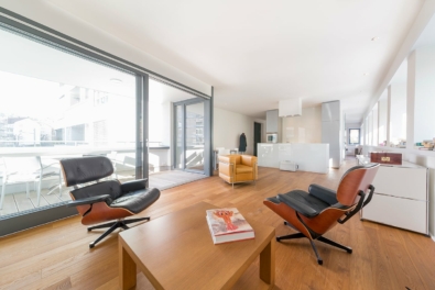 Vermietung Apartment in Stuttgart: Balkon