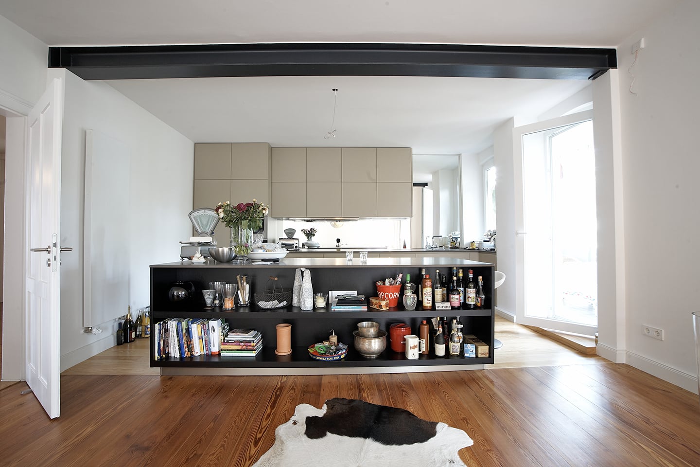 Dachgeschoss-Wohnung: offene Küche