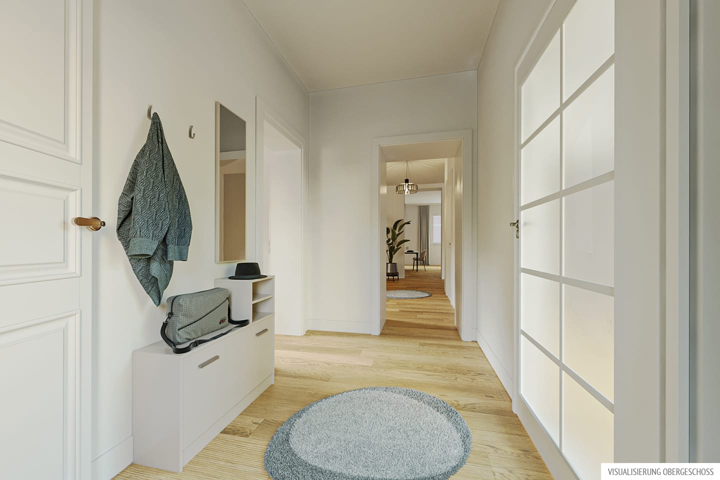 MFH Zwerchstraße: Visualisierung Obergeschoss