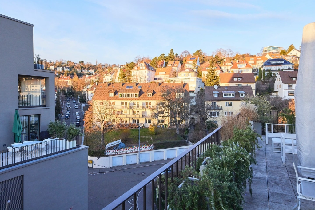 Villengarten Stuttgart Nord: Impressionen Penthaus