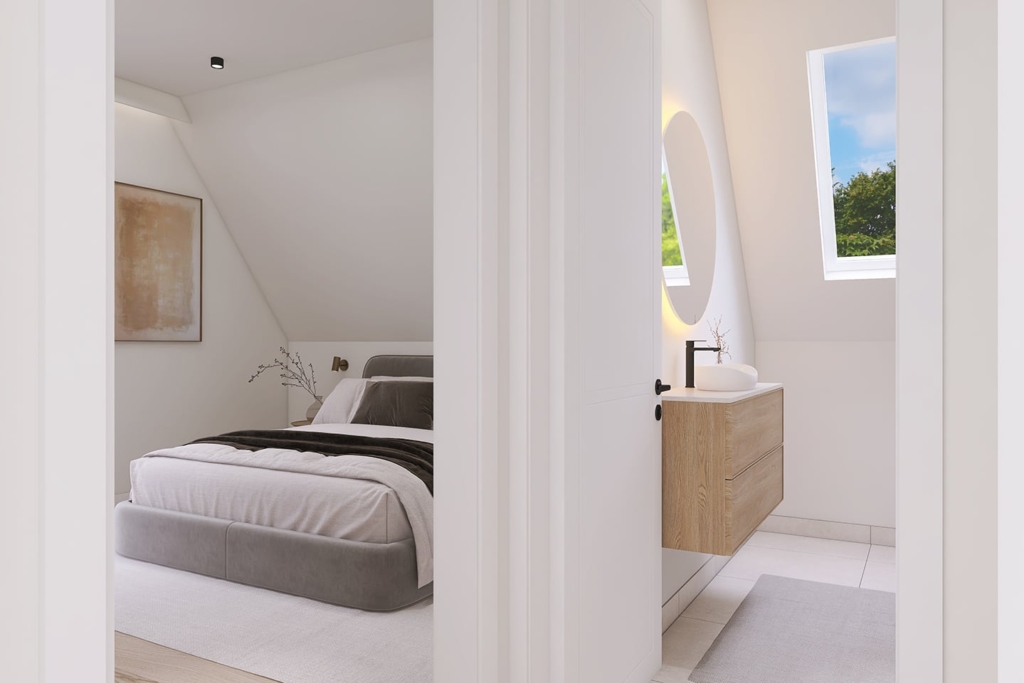 Unverbindliche Visualisierung: Wohnung Dachgeschoss