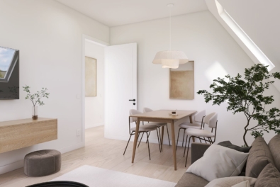 Unverbindliche Visualisierung: Wohnung Dachgeschoss
