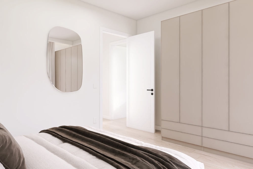 Unverbindliche Visualisierung: Wohnung Dachgeschoss links