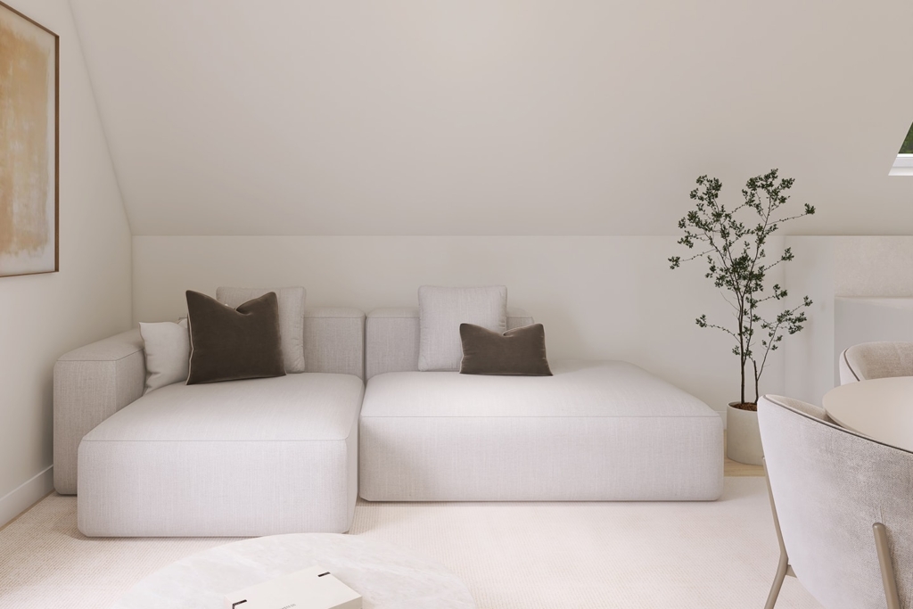 Unverbindliche Visualisierung: Wohnung Dachgeschoss links