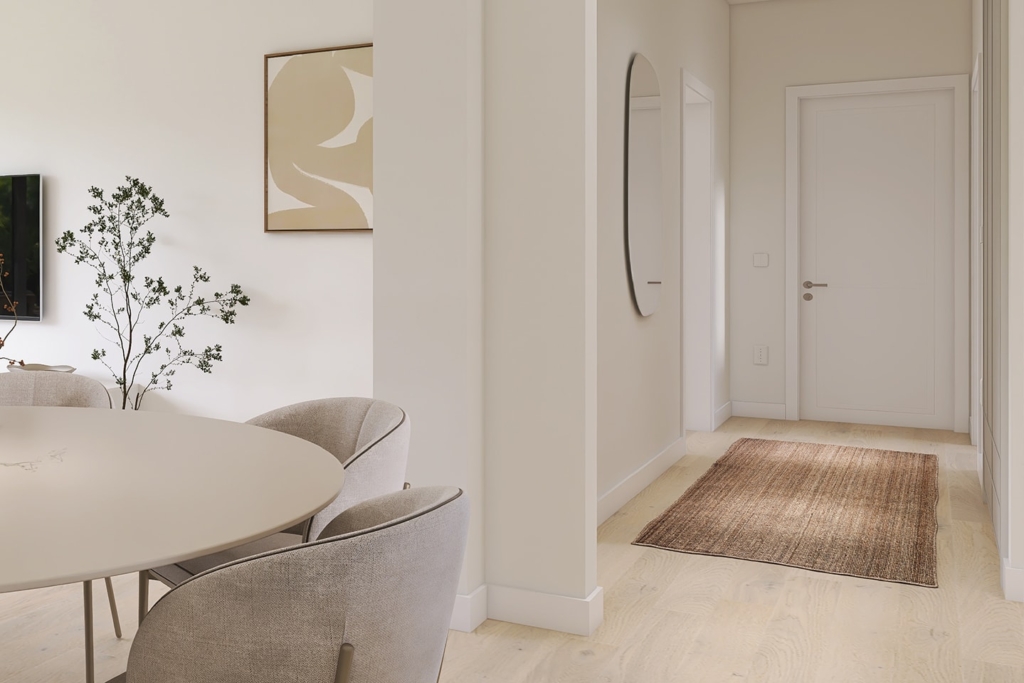 Unverbindliche Visualisierung: Wohnung Dachgeschoss links