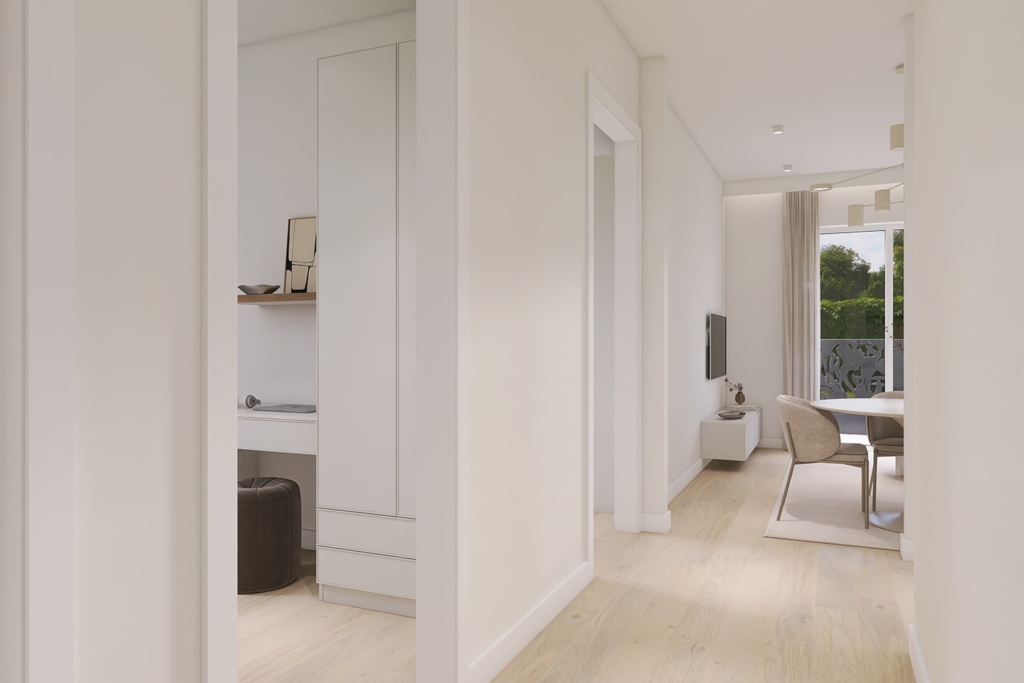 Unverbindliche Visualisierung: Wohnung Dachgeschoss rechts