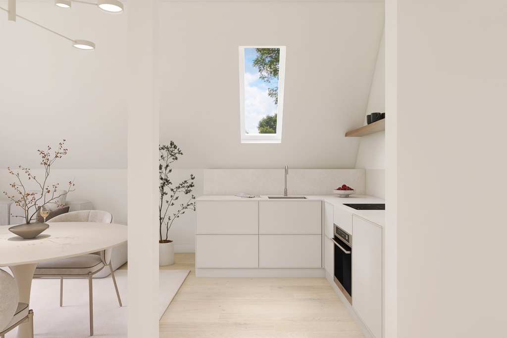 Unverbindliche Visualisierung: Wohnung Dachgeschoss rechts