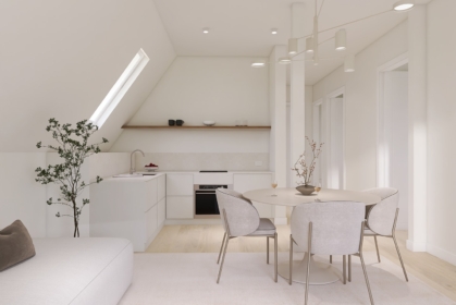 Unverbindliche Visualisierung: Wohnung Dachgeschoss rechts