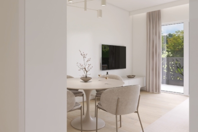 Unverbindliche Visualisierung: Wohnung Obergeschoss rechts