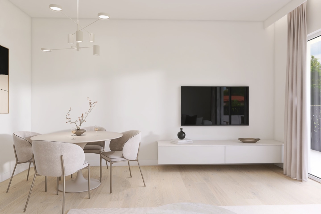 Unverbindliche Visualisierung: Wohnung Obergeschoss rechts