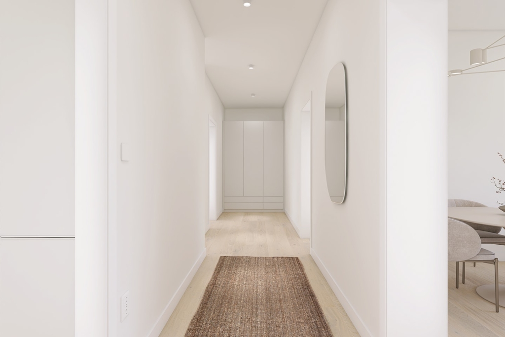 Unverbindliche Visualisierung: Wohnung Obergeschoss rechts