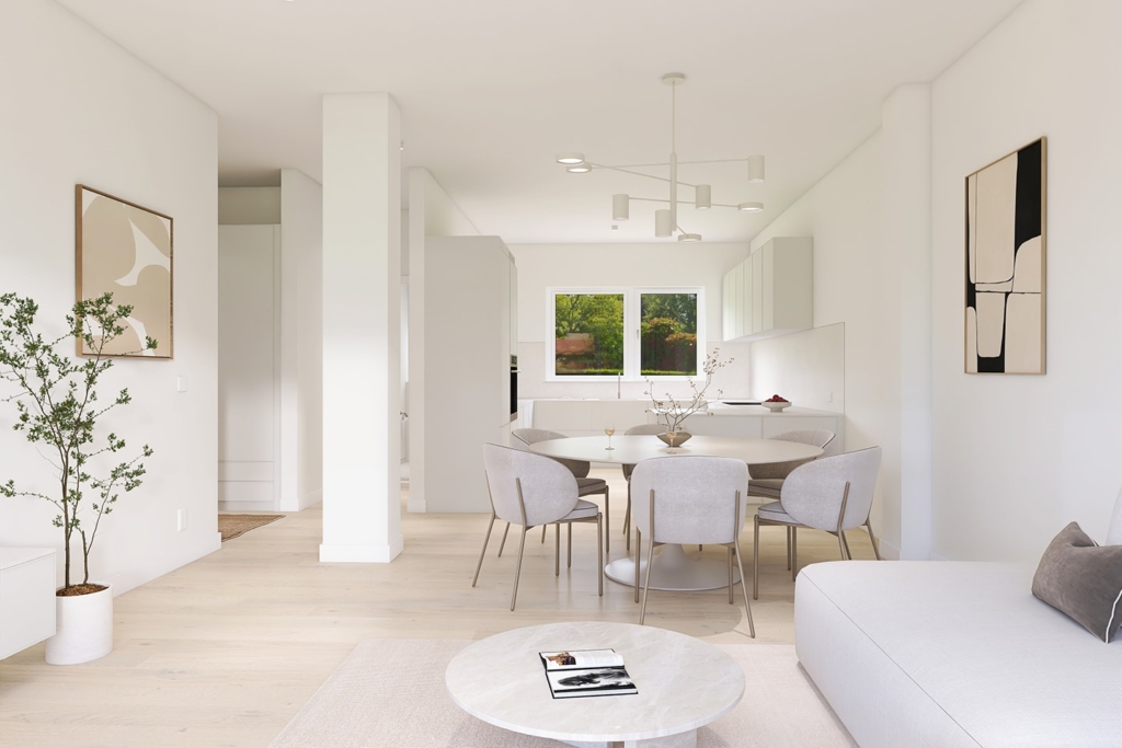 Unverbindliche Visualisierung: Wohnung Hochparterre