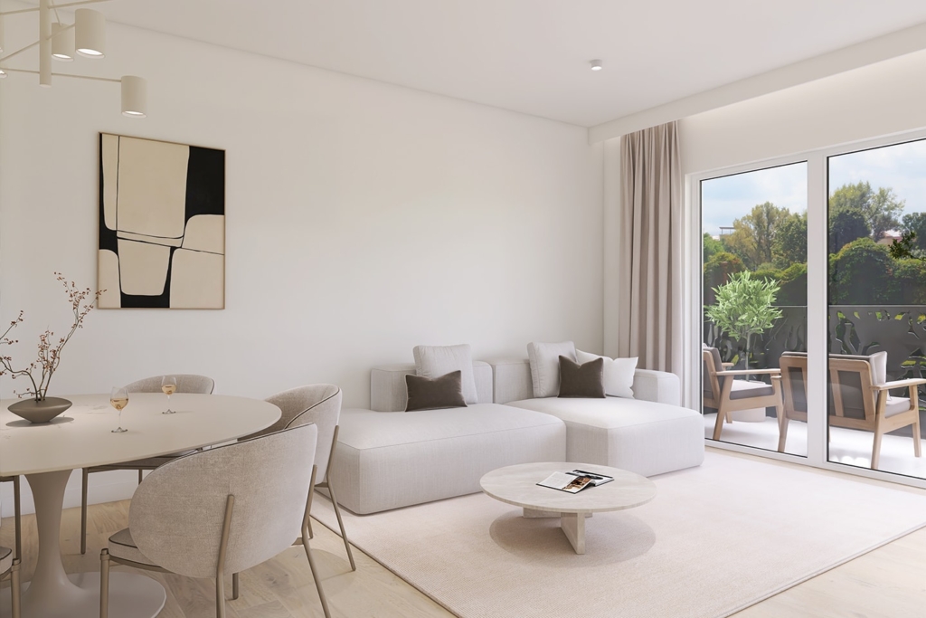 Unverbindliche Visualisierung: Wohnung Hochparterre