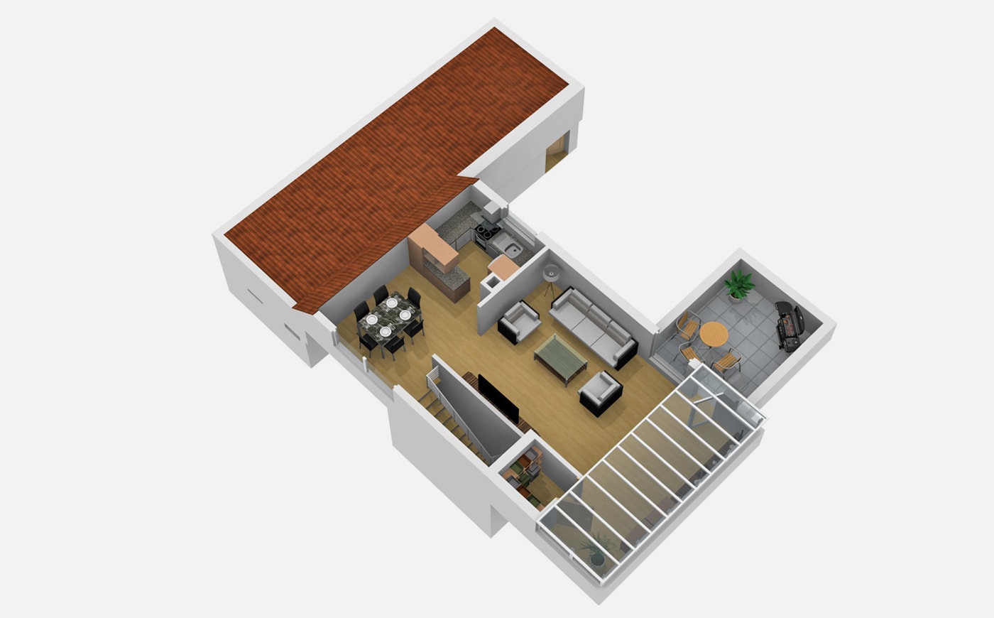 Einfamilienhaus Herdweg 94B: Grundriss Obergeschoss