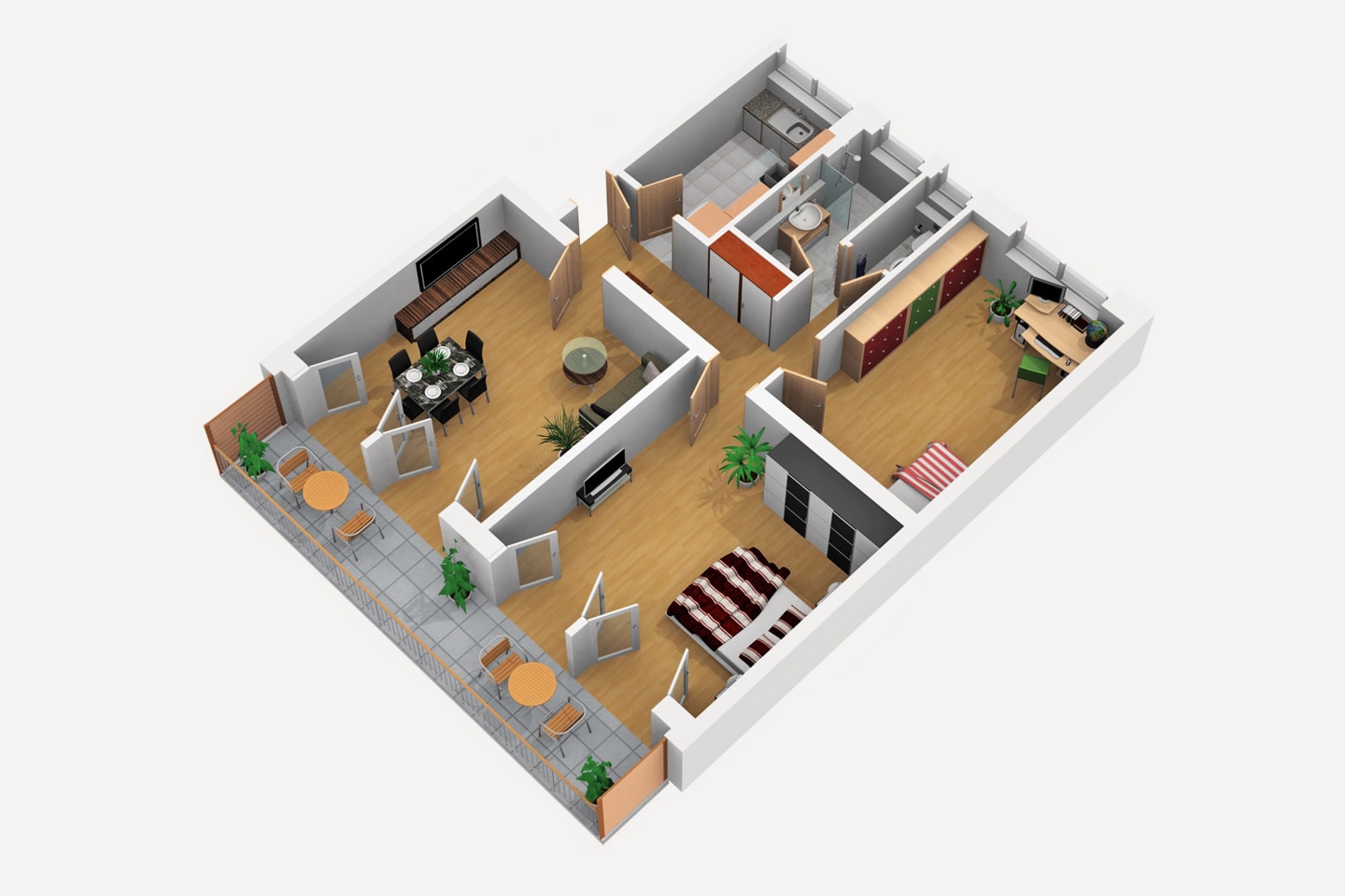 Salzäckerstraße 39, Wohnung Nr. 4: Grundriss